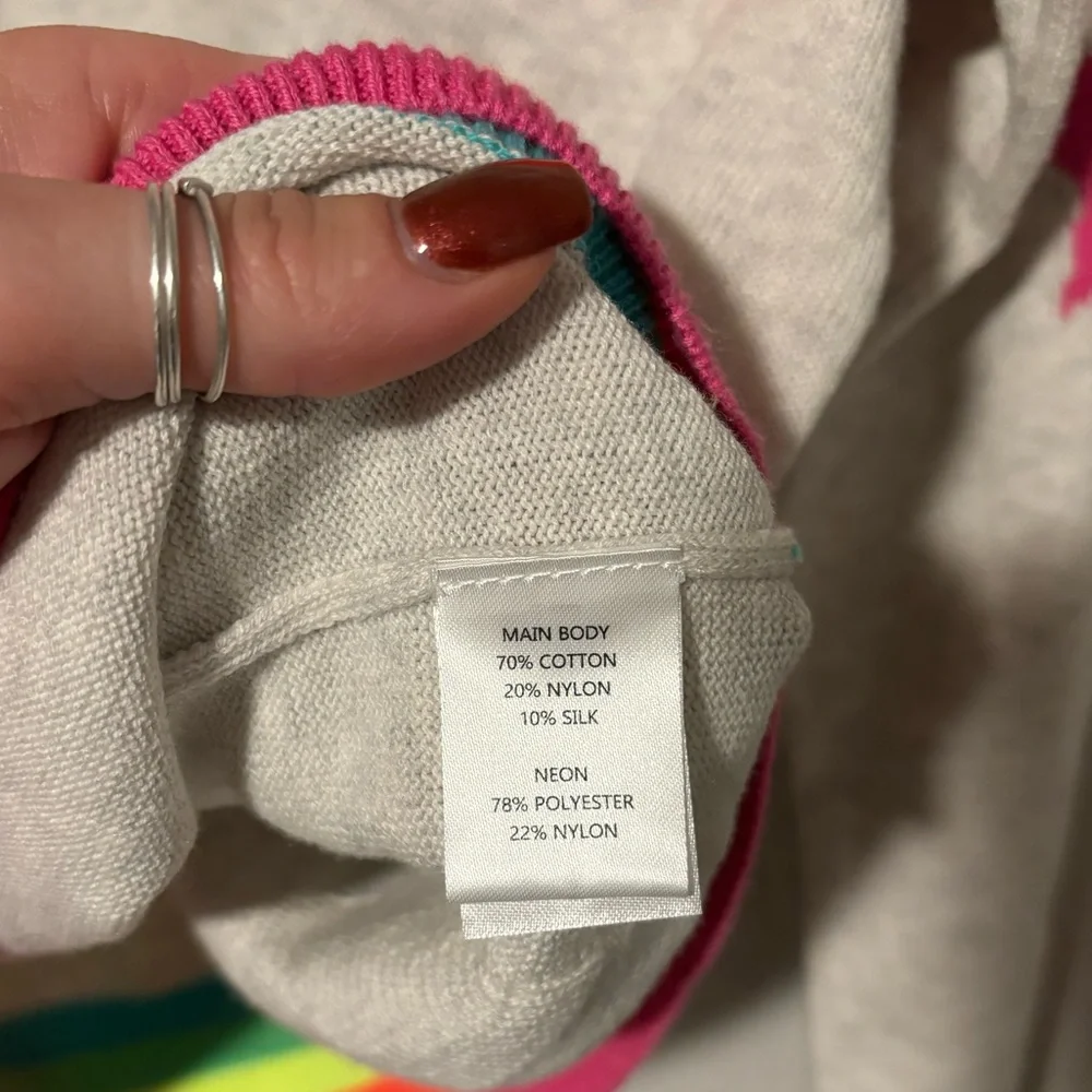 Wispr by Brodie cashmere neon star jumper - Picture 4 of 5